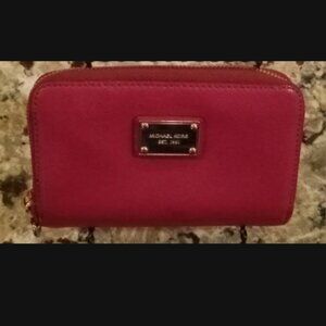 Michael Kors pink wallet